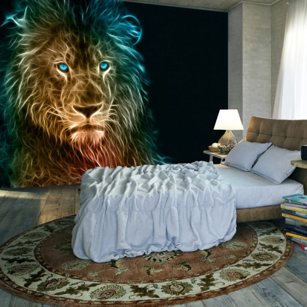 Papier peint adhésif - Abstract lion