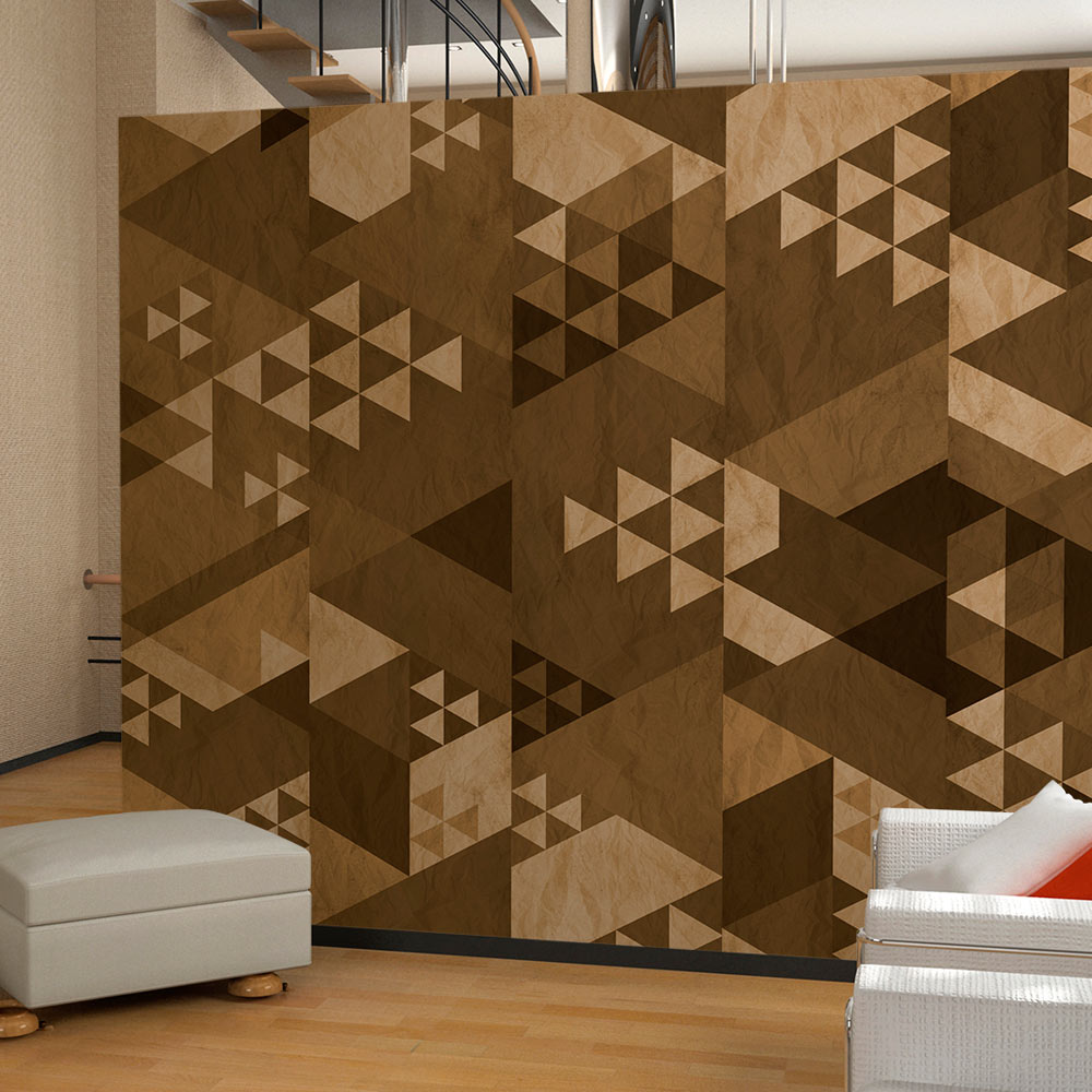 Papier Peint Panoramique Brown patchwork