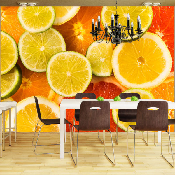 Papier Peint Panoramique Citrus fruits
