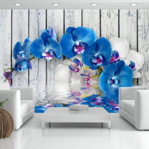 Papier Peint Panoramique Cobaltic orchid