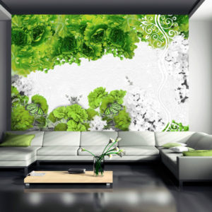 Papier Peint Panoramique Colors of spring: green