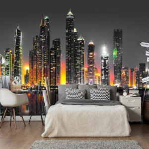 Papier Peint Panoramique Desert City (Dubai)