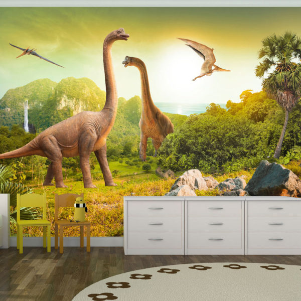 Papier Peint Panoramique Dinosaurs