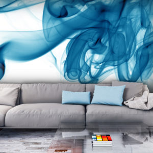 Papier Peint Panoramique Fumée bleue