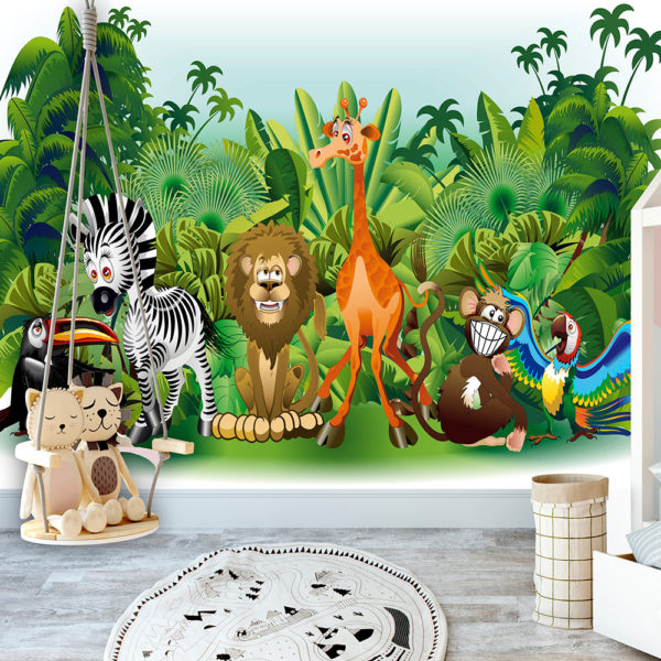 Papier peint adhésif - Jungle Animals
