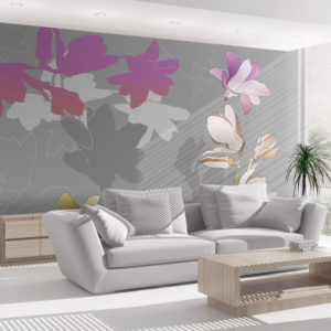 Papier Peint Panoramique Magnolias en pastels