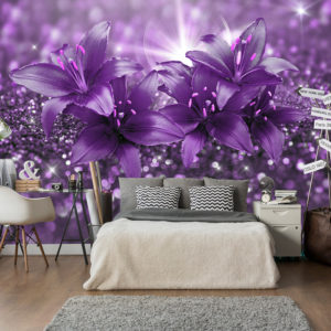 Papier Peint Panoramique Masterpiece of Purple