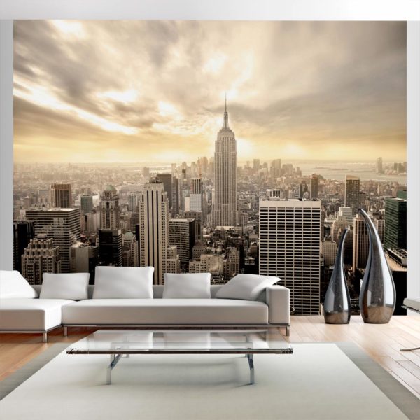 Papier Peint Panoramique New York - Manhattan à l'aube