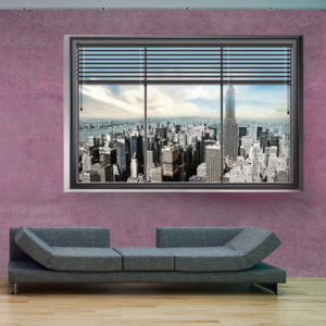Papier Peint Panoramique New York window II