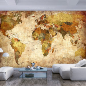 Papier peint adhésif - Vieille carte du monde