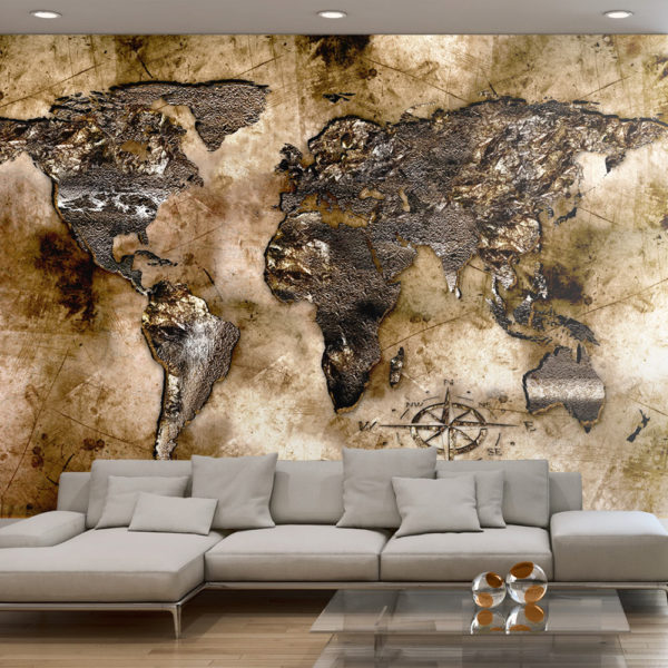 Papier Peint Panoramique Old world map