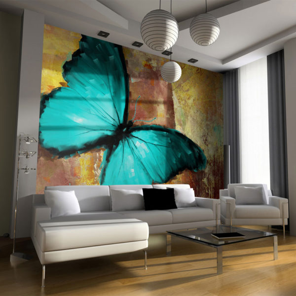 Papier Peint Panoramique Painted butterfly