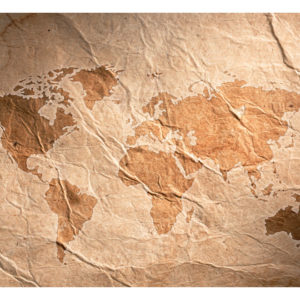 Tapisserie murales Carte du monde
