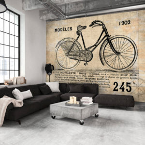 Papier Peint Panoramique Vélo ancien