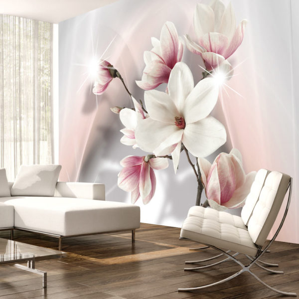 Papier Peint Panoramique White magnolias
