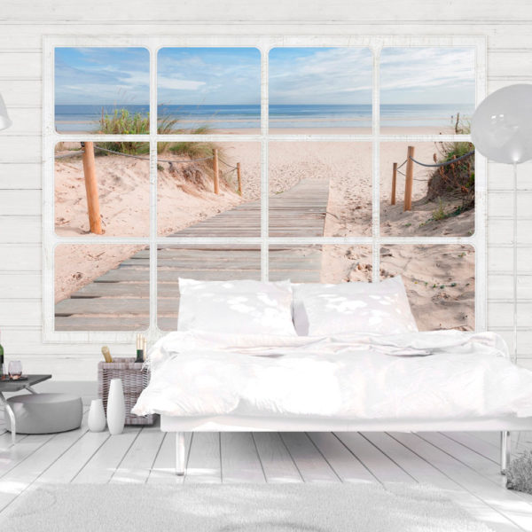 Papier Peint Panoramique Window & beach