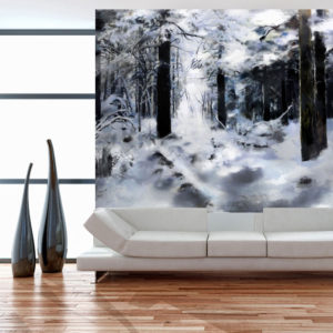 Papier Peint Panoramique Winter forest