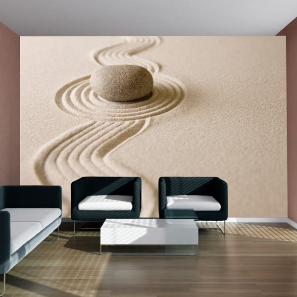 Papier Peint Panoramique Zen sand garden