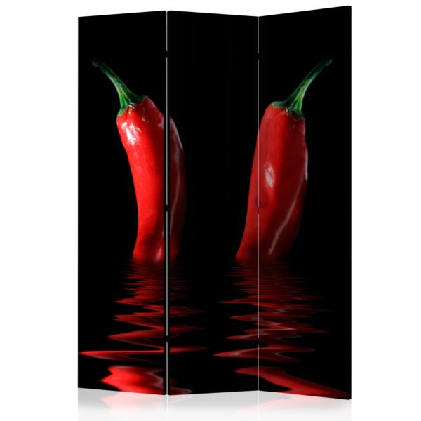 Paravent 3 volets - Chili pepper