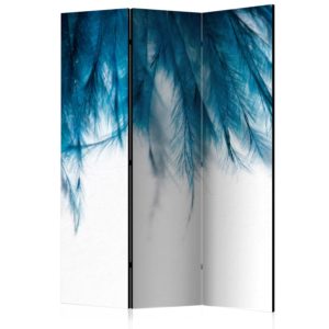Paravent 3 volets - Sapphire Feathers