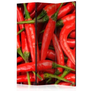 Paravent 3 volets - chili pepper - background