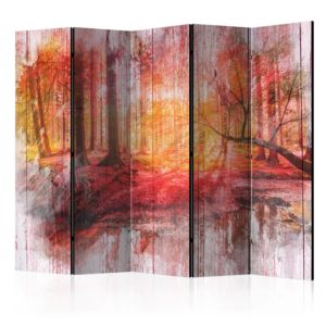 Paravent 5 volets - Autumnal Forest
