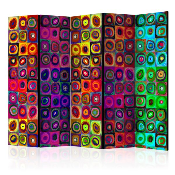 Paravent 5 volets - Colorful Abstract Art II