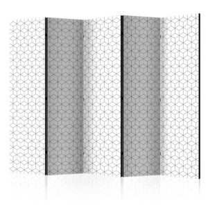 Paravent 5 volets - Cubes - texture