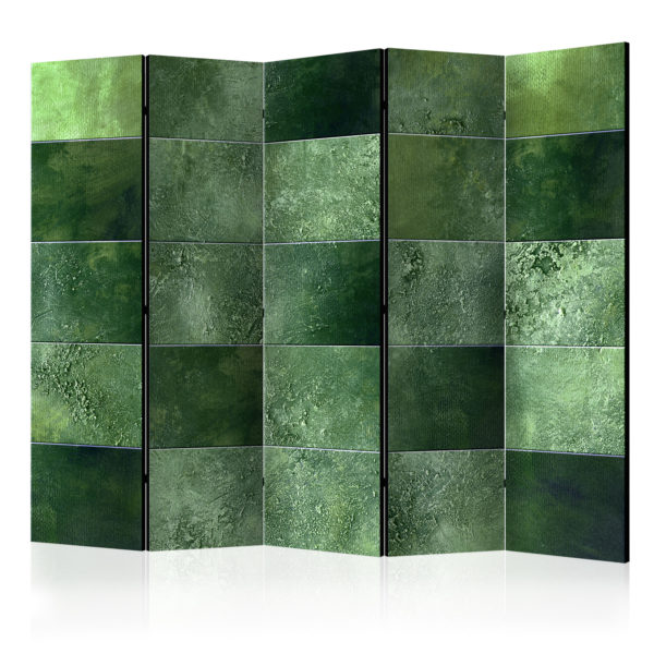 Paravent 5 volets - Green Puzzle II