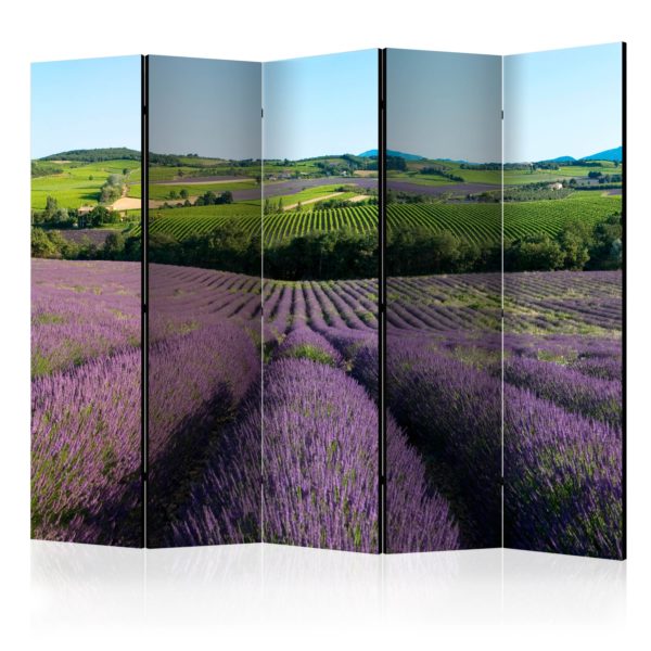 Paravent 5 volets - Lavender fields