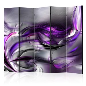 Paravent 5 volets - Purple Swirls II