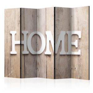 Paravent 5 volets - Room divider – Home on wooden boards