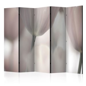 Paravent 5 volets - Tulips fine art - black and white