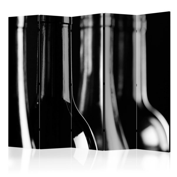 Paravent 5 volets - Wine Bottles II