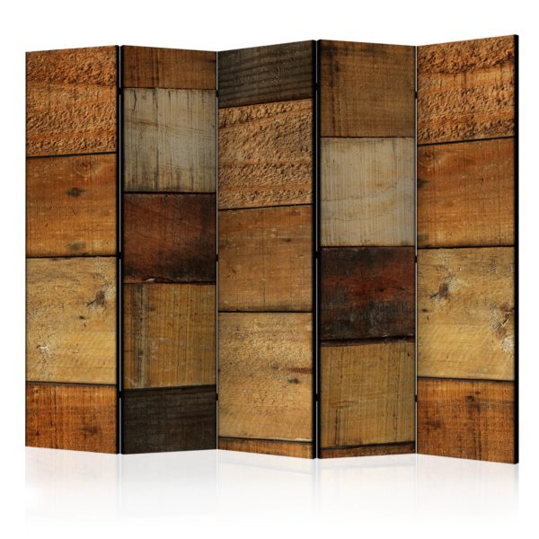 Paravent 5 volets - Wooden Textures