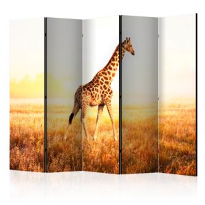Paravent 5 volets - giraffe - walk