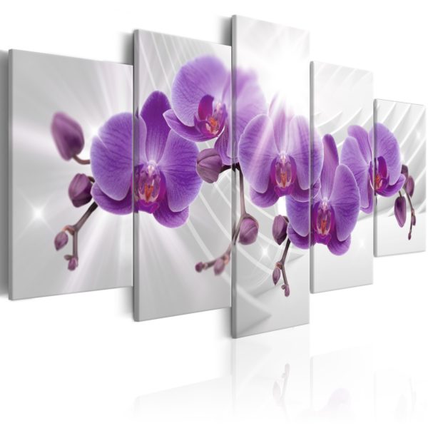 Tableau - Abstract Garden: Purple Orchis fait partie des tableaux murales de la collection de worldofwomen découvrez ce magnifique tableau exclusif chez nous