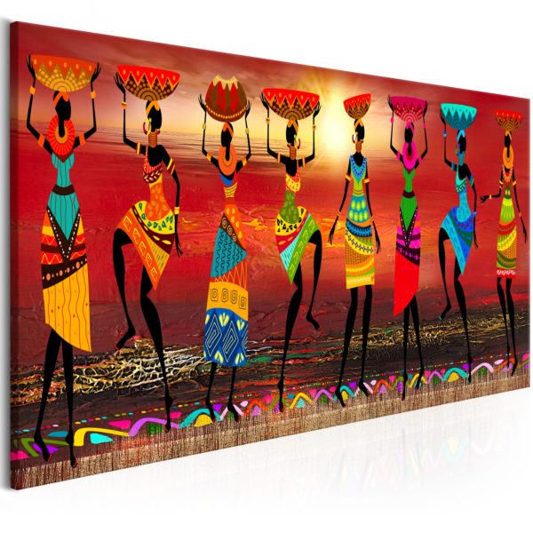 Tableau - African Women Dancing fait partie des tableaux murales de la collection de worldofwomen découvrez ce magnifique tableau exclusif chez nous