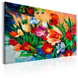 Tableau - Art of Colours: Tulips fait partie des tableaux murales de la collection de worldofwomen découvrez ce magnifique tableau exclusif chez nous