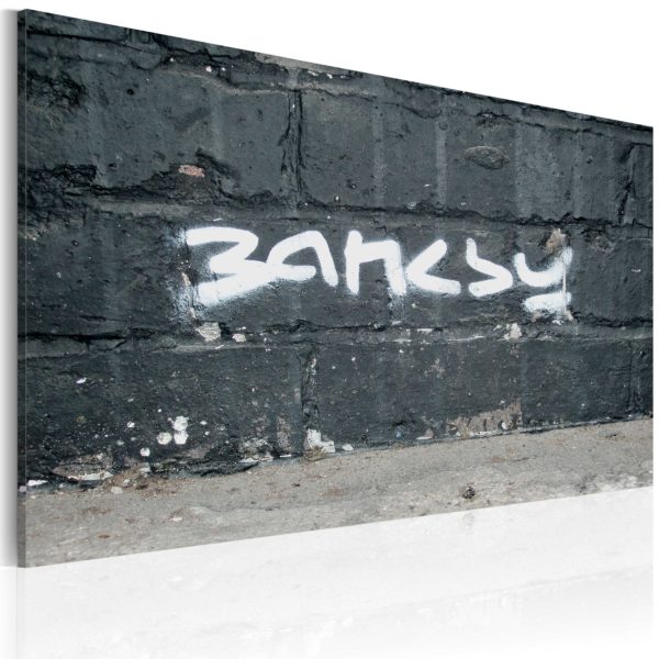 Tableau - Banksy: signature fait partie des tableaux murales de la collection de worldofwomen découvrez ce magnifique tableau exclusif chez nous