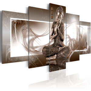 Tableau - Bouddha méditant fait partie des tableaux murales de la collection de worldofwomen découvrez ce magnifique tableau exclusif chez nous