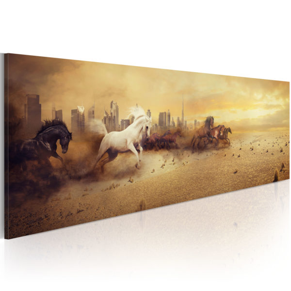 Tableau - City of stallions fait partie des tableaux murales de la collection de worldofwomen découvrez ce magnifique tableau exclusif chez nous