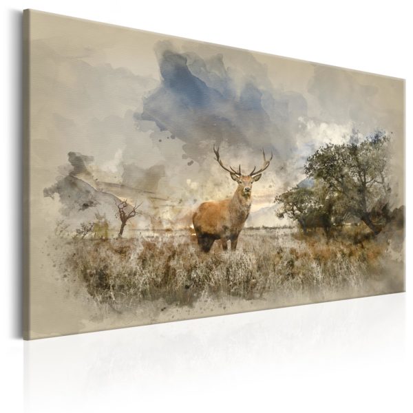 Tableau - Deer in Field fait partie des tableaux murales de la collection de worldofwomen découvrez ce magnifique tableau exclusif chez nous