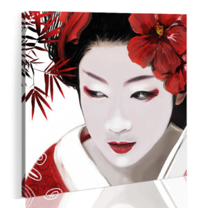 Tableau - Geisha japonaise fait partie des tableaux murales de la collection de worldofwomen découvrez ce magnifique tableau exclusif chez nous