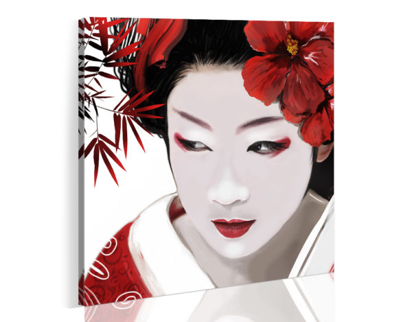 Tableau - Geisha japonaise fait partie des tableaux murales de la collection de worldofwomen découvrez ce magnifique tableau exclusif chez nous