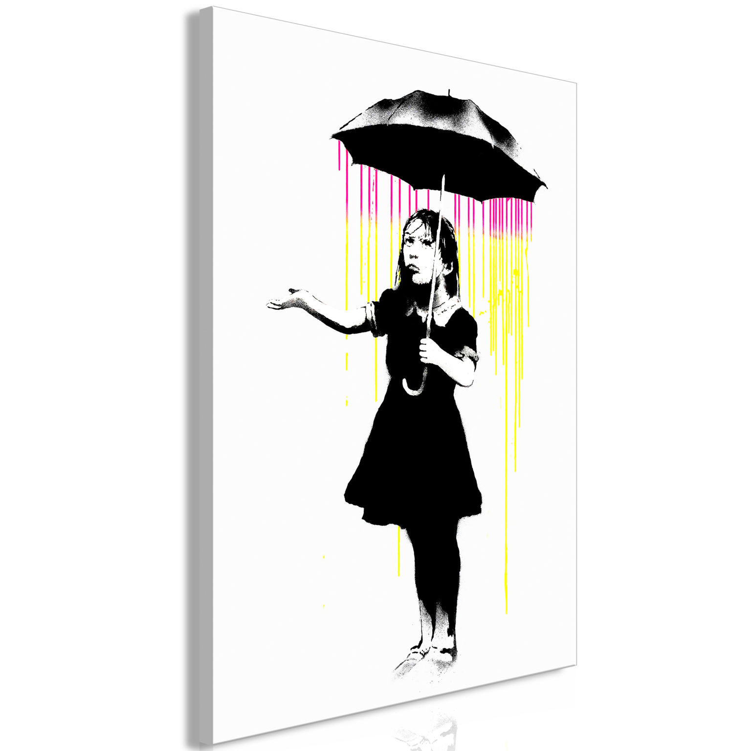Tableau - Girl with Umbrella (1 Part) Vertical fait partie des tableaux murales de la collection de worldofwomen découvrez ce magnifique tableau exclusif chez nous