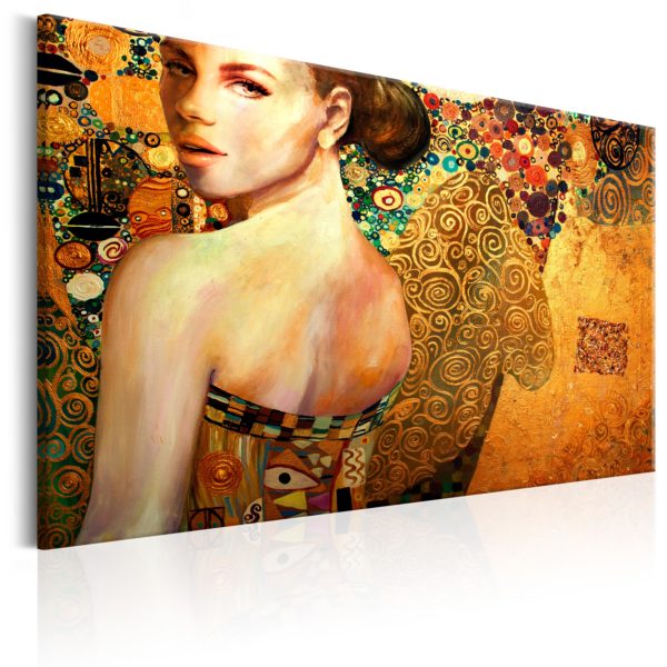 Tableau - Golden Lady fait partie des tableaux murales de la collection de worldofwomen découvrez ce magnifique tableau exclusif chez nous