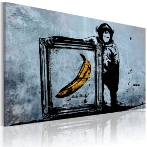 Tableau - Inspired by Banksy fait partie des tableaux murales de la collection de worldofwomen découvrez ce magnifique tableau exclusif chez nous