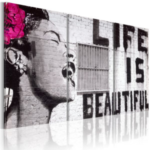Tableau - La vie est belle fait partie des tableaux murales de la collection de worldofwomen découvrez ce magnifique tableau exclusif chez nous