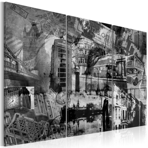 Tableau - L'essence de Londres - triptyque fait partie des tableaux murales de la collection de worldofwomen découvrez ce magnifique tableau exclusif chez nous